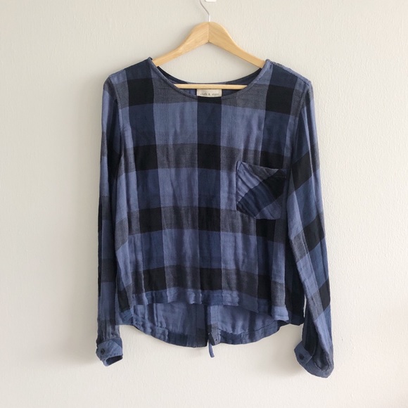 Anthropologie Tops - Anthro | Cloth & Stone NWOT Plaid Top